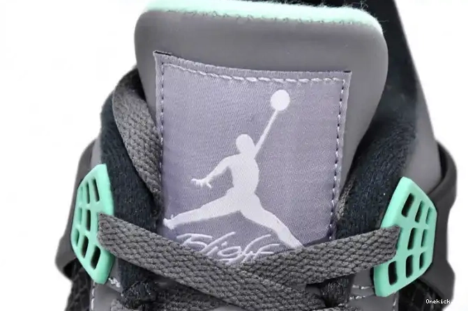 One Kick Jordan Glow 308497-033 Green Air Retro 4 0706